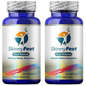 [2 Pack] Edema Swollen Ankle Legs Supplement Reduces Swelling Bloating Natural Water Pill Diuretic Helps Relieve Achy Swelling on The Legs Feet Calves Hands, Water Retention, Promotes Weight Loss