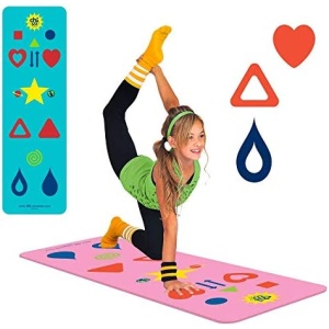 Chi Universe, Phresh Chi Yoga Mat for Exercise, Meditation, Fitness, Wellness - Easy to Learn Mats for All Levels with Free App Games, Fun Activities & Poster