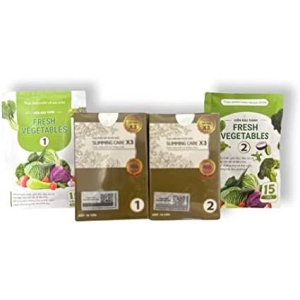 Slimming Care X3 Diet Type 1 for Everyone (30pills/Pack) Plus Free Fresh Vegetable Detox (15pills/Pack) (1)