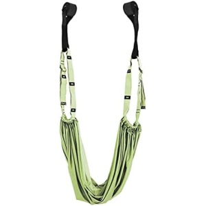 YFDM Aerial Yoga Rope Split Pull Belt Inverte Pull Belt Widening Cloth Ladies and Children Lower Waist Trainer (Color : Gray, Size : 160cm*3.8cm*4mm)