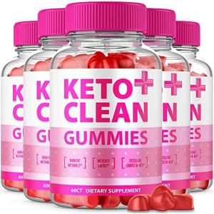 (5 Pack) Keto Clean Gummies - Advanced Formula Vegan Keto Gummies Keto Clean Plus ACV Gummies Clean Gummies with Apple Cider Vinegar, Beet Root Juice Vitamin B12, Pomegranate Keto AVC (300 Gummies)