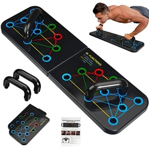 Upgraded Push Up Board, Emurdyon 22 in 1 Home Workout Equipment, Strength Training Pushup Stands, Chest Muscle Exercise Professional Equipment Strength Training Arm Men & Women Weights